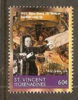 St. Vincent 1999 Millennium - Diego Revera Mexican Muralist In1936 Sc 2741j Painting Art MNH ++ 3138 - St.Vincent Und Die Grenadinen