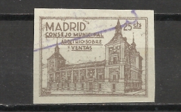 1541-SELLO FISCAL LOCAL MADRID,MUY ANTIGUO REVENUE Impuestos Tasas Tax - Fiscale Zegels
