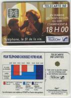 FRANCE - F207 520 SC4 - TARIFS 18 H 00 - 1991 - Télécarte 50 - BE - 5 N° GE - 1991