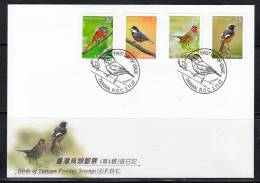 Taiwan 2007 Birds Series I FDC - Zonder Classificatie
