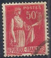 1932-33 FRANCIA USATO TIPO PACE 50 CENT - FR512-5 - 1932-39 Vrede