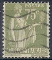 1932-33 FRANCIA USATO TIPO PACE 75 CENT - FR512 - 1932-39 Vrede