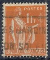 1932-33 FRANCIA USATO TIPO PACE 1 F - FR513-2 - 1932-39 Vrede