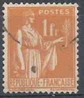 1932-33 FRANCIA USATO TIPO PACE 1 F - FR513-3 - 1932-39 Vrede