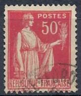 1932-33 FRANCIA USATO TIPO PACE 50 CENT - FR513 - 1932-39 Vrede
