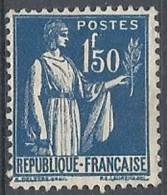 1932-33 FRANCIA TIPO PACE 1,50 F SENZA GOMMA - FR513 - 1932-39 Vrede