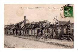 ENVIRONS DE COMPIEGNE - RIBECOURT : "Route De Noyon (1918)" - Guerre 14/18 - Circulée Vers St Martin D'Ordon - Ribecourt Dreslincourt