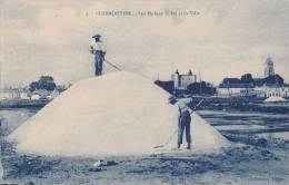 ¤¤  -  4  -  ILE De NOIRMOUTIER  -  Les Mulons De Sel Et La Ville  -  ¤¤ - Ile De Noirmoutier