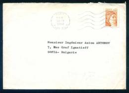 52855 Cover Lettre Brief  1980 PARIS - SABINE De GANDON - France Frankreich Francia - Lettres & Documents