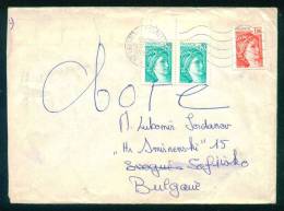 52784 Cover Lettre Brief  1978 Levallois-Perret - SABINE De GANDON - France Frankreich Francia TO SVOGE BULGARIA - Brieven En Documenten