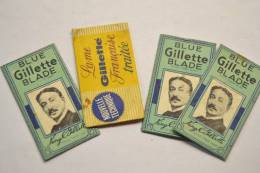 Lot 4 Lames De Rasoir GILLETTE - Scheermesjes