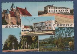 76 SEINE MARITIME - CP COLORISEE MULTIVUES BLANGY SUR BRESLE - EDITIONS LA CIGOGNE ROUEN EXCLU. HACHETTE N° 76.101.39 - Blangy-sur-Bresle