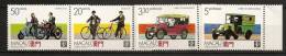 Macao Macau 1988 N° 567 / 70 ** Transports Terrestre, Bicyclettes, Scooter, Motocyclette, Camionnette, Voiture, Moto - Unused Stamps