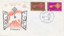 France 1968 FDC Europe CEPT - 1968