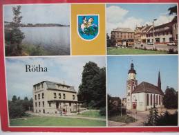 (1/4/52) AK Rötha "Ortsansichten" - Roetha