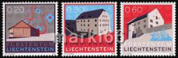 Liechtenstein - 2009 - Architecture Of Liechtenstein - Mint Stamp Set - Nuevos