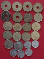 SPAIN          -  LOT OF 23 COINS  (M927) - Sonstige & Ohne Zuordnung