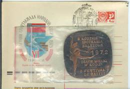 Music Musique Ballet Poland Lodz Pologne 1972 Medal Dance Medaille - Sin Clasificación