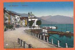 Q0731 Canobbio Lago Maggiore, Attelage, Barques . Cachet 1925 Sur Timbre Italien - TI Tessin