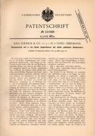 Original Patentschrift - K. Roensch & Co GmbH In Cosel / Koźle , 1900, Hackmaschine , Landwirtschaft , Kędzier - Machines