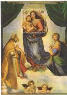 2012 VATICANO BF INTEGRO MADONNA SISTINA RAFFAELLO - Blocks & Sheetlets & Panes