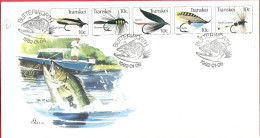 TRANSKEI 1982 ''FISHING FLIES FDC NO 1.25 (A) WITH VARIETY -SEE BELOW - Transkei