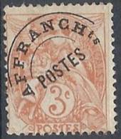 1922-51 FRANCIA PREANNULLATI 3 CENT SENZA GOMMA - FR540 - 1893-1947