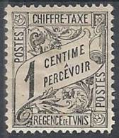 1893 FRANCIA SEGNATASSE 1 CENT MH * - FR545 - 1859-1959.. Ungebraucht