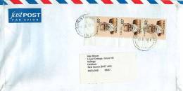 60 C. Te-Ata-O-Tu  X 3   On Air Letter To UK - Storia Postale