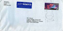 $1.80  Lindis Pass Single On  Air Letter To UK - Brieven En Documenten