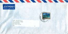 $2  Scenic Single   On Air Letter To USA - Covers & Documents