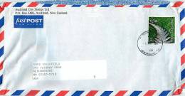 $2 Fern Single  On Air Letter To USA - Brieven En Documenten