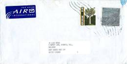 $1.30 Tree, 50 CBoiling Mud, Rotorua   On Air Letter To UK - Storia Postale