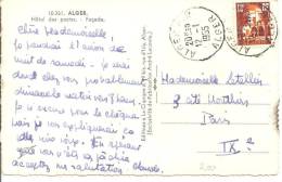 N°Y&T  31X    ALGER Vers PARIS Le   12 JANVIER  1955 - Lettres & Documents