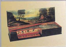 Klavier Piano 088)  Fotokarte Leipzig, Virginal Mit Darstellung Des Orpheus-Mythos, Deutsch, 2.H. Des 17. Jh. - Music