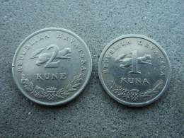 CROAZIA  -  LOTTO MONETE ANNI DIVERSI 2002 E 2007 - - Kroatië