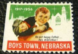 United States 1956 Boys Town Nebraska Vignette - Mint - Neufs