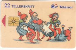 Norway, N060, Julen 95, Christmas, Chip : Gem1Aa, 2 Scans. - Norwegen