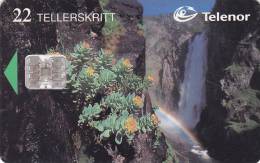Norway, N068, Vøringsfossen, Waterfall, Chip : SI-7, 2 Scans. - Noorwegen
