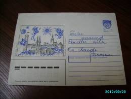 ESTONIA  TALLINN   OLD TOWN  , USSR  RUSSIA ,  POSTAL  STATIONERY  COVER , 1989 - Brieven En Documenten