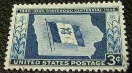 United States 1946 Centenary Of Iowa Statehood 3c - Used - Used Stamps