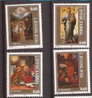 1994X   2692-95  JUGOSLAVIJA  ARTE RELIGIONE ICONE   MNH - Ongebruikt