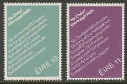 Ireland Irlande Eire 1979 Mi 395 /6 YT 396 /7 ** First Direct Elections To European Assembly, Inscription In 7 Languages - Unused Stamps