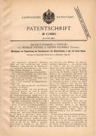 Original Patentschrift - H. Preiser In Poprád Und Szepes - Szombat , Ungarn , 1899 , Meßkluppe Für Baumstämme , Forst !! - Antike Werkzeuge