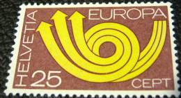 Switzerland 1973 Europa CEPT 25c - Mint - Unused Stamps