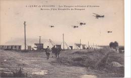 20819 Camp De CHALONS - Hangars Militaires Aviation - Rentrée Escadrille Nieuport . 1éd ? Mourmelon - 1919-1938: Between Wars