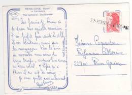 Griffe Linéaire En Arrivée : 22 Perros Guirec Ppal / Carte De Reims - Lettres & Documents