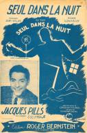 Partition Musicale ´Seul Dans La Nuit´ Du Film ´Seul Dans La Nuit´, Par Jacques PILLS (Musique LOUIGUY) - Filmmusik