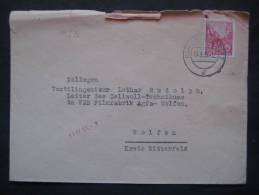 Bedarfsbrief 1955 Karl - Marx - Stadt - Otros & Sin Clasificación