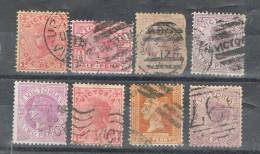 Lote 8 Sellos VICTORIA (Australia) Clasicos, 1880-1900 º - Used Stamps